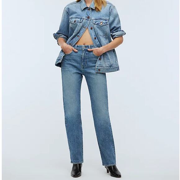 Madewell Denim - MADEWELL The '90s Straight Jean Rondell Wash Sz 31 {KK50}